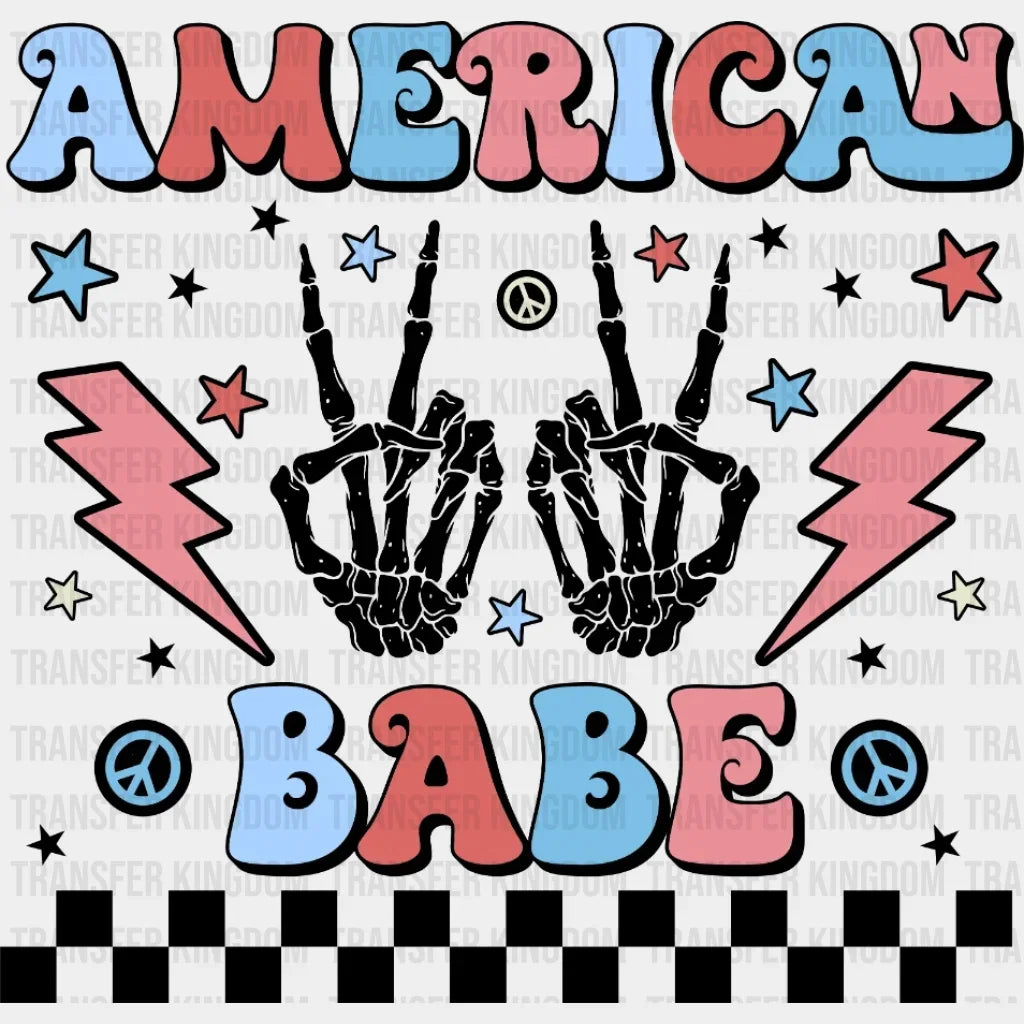 American Babe Dtf Transfer