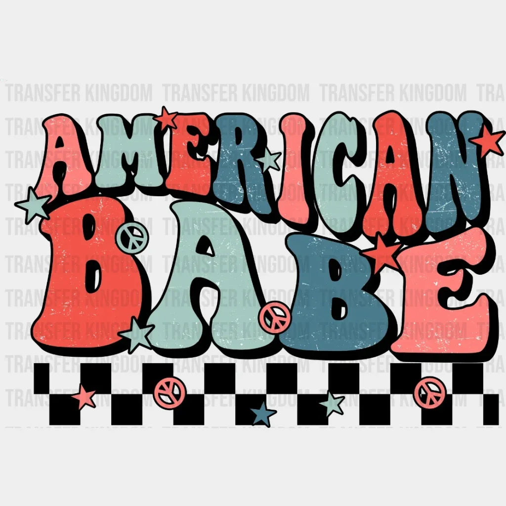 American Babe Dtf Transfer