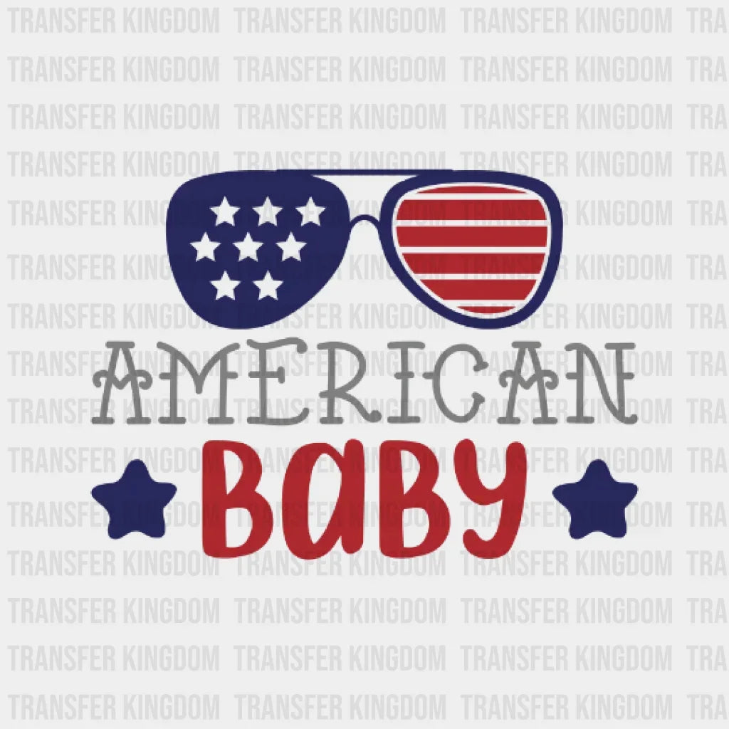 American Baby Sunglasses Dtf Transfer
