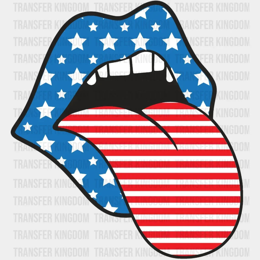 American Tognue Flag Dtf Transfer