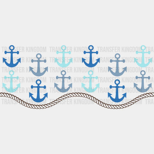 Anchors - General Cup Wrap UV Sticker Permanent UV DTF Decal UVDTF