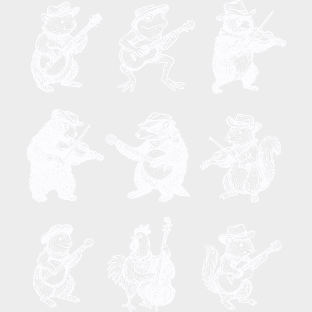 Animals Making Music - Music DTF Transfers transfer-kingdom Light Color Design (See Imaging)