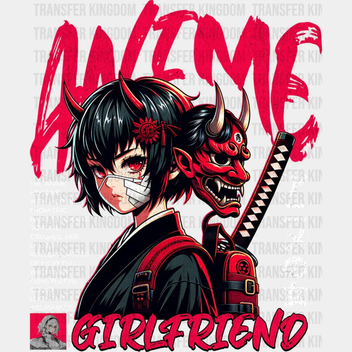 Anime Girlfriend - Anime DTF heat transfer