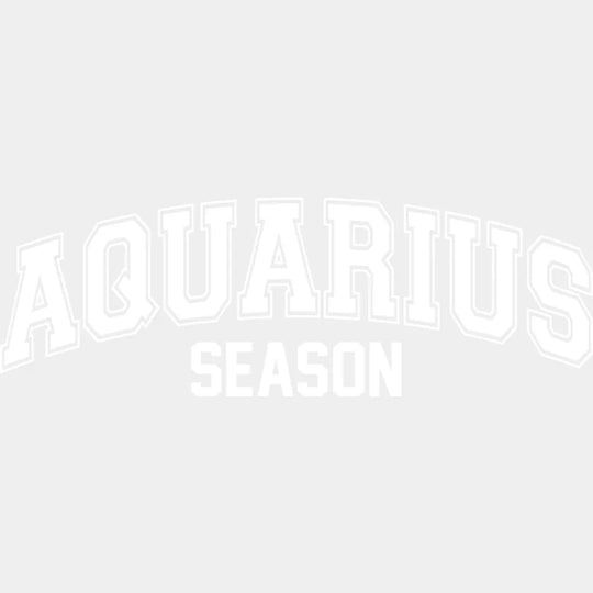 Aquarius Season Retro Design - Zodiacs And Horoscopes Dtf Transfer Unisex S & M (10’’) / Light