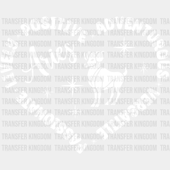 Aries Heart Design - Zodiac & Horoscopes Dtf Heat Transfer Unisex S M (10’’) / Light Color See