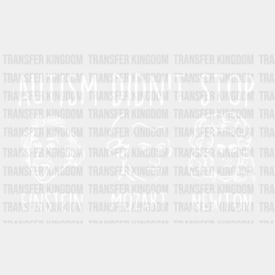Autism Didn't Stop Autism Awareness Design - DTF heat transfer - Transfer Kingdom