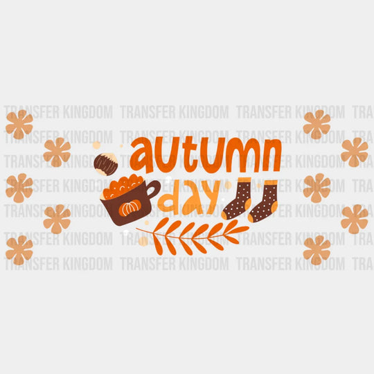 Autumn Day - Seasons Cup Wrap UV Sticker Permanent UV DTF Decal UVDTF