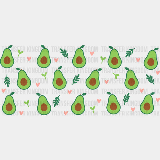 Avocados - General Cup Wrap UV Sticker Permanent UV DTF Decal UVDTF
