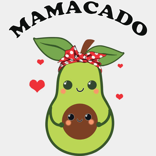Babycado - Mamacado Papacado Design Dtf Heat Transfer Unisex S & M ( 10 ) / See Imaging