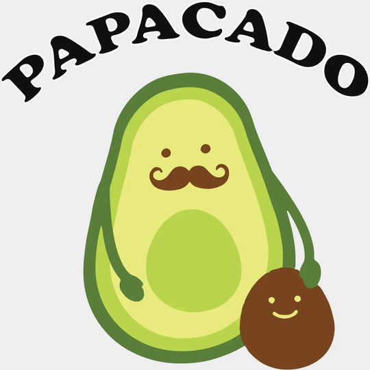 Babycado - Mamacado Papacado Design Dtf Heat Transfer Unisex S & M ( 10 ) / See Imaging