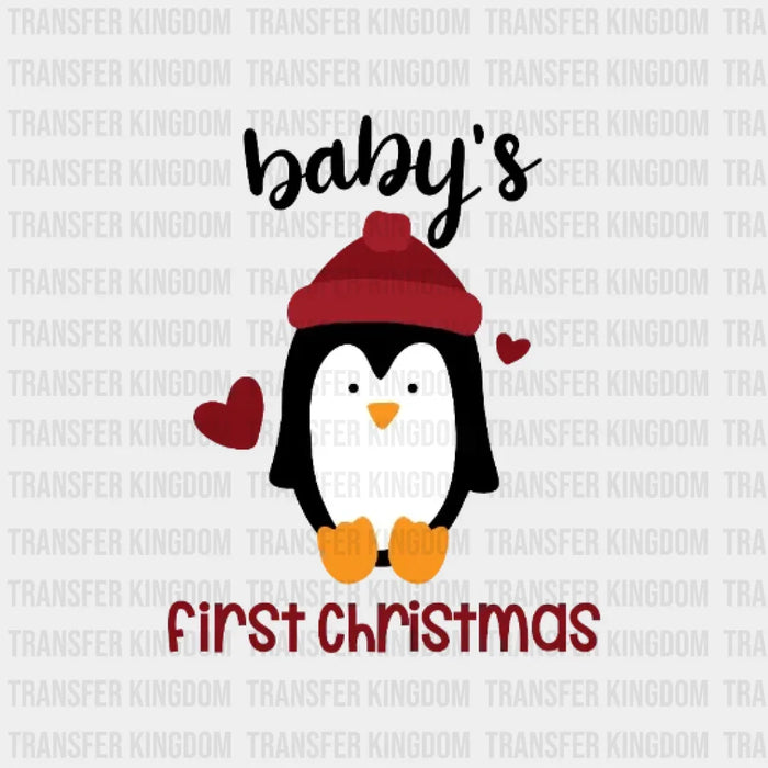 Baby's First Christmas Design - DTF heat transfer