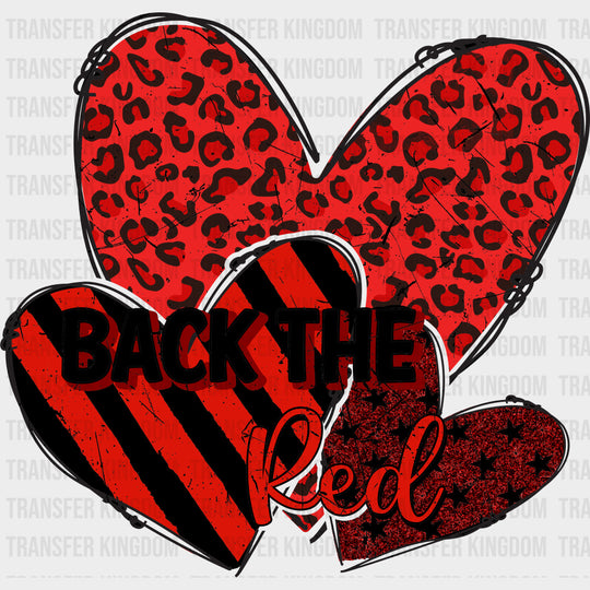 Back The Red - Fire Department DTF Transfers Adult Unisex - S & M (10’’) / Dark Color Design (See Imaging)