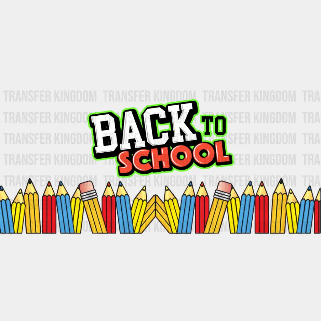 Back To School - School Cup Wrap UV Sticker Permanent UV DTF Decal UVDTF