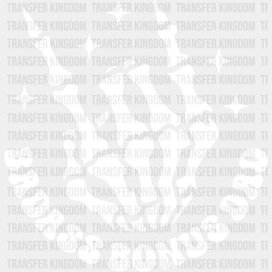 Badass Bonus Dad Skeleton Hand Design - Father’s Day Dtf Heat Transfer Unisex S & M (10’’) /