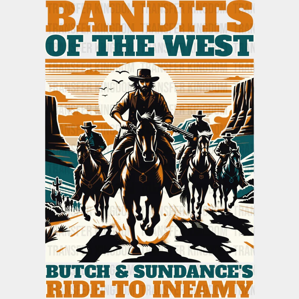 Bandits Of The West Design - Rodeo Dtf Transfers