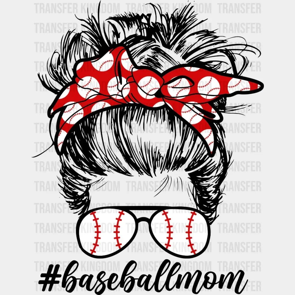 Baseball Eye Mom Dtf Transfer