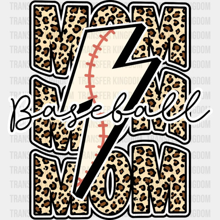 Baseball Lightning Mom DTF Transfer