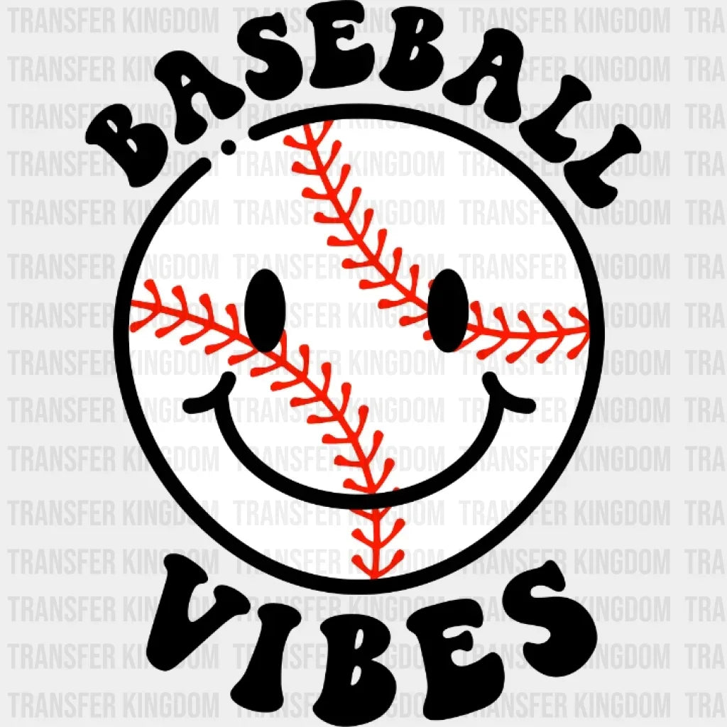 Baseball Vibes Dtf Transfer