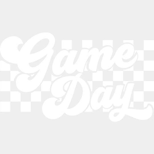 Basic Gameday Design - Dtf Heat Transfer Unisex S & M (10’’) / Light Color (See Imaging)