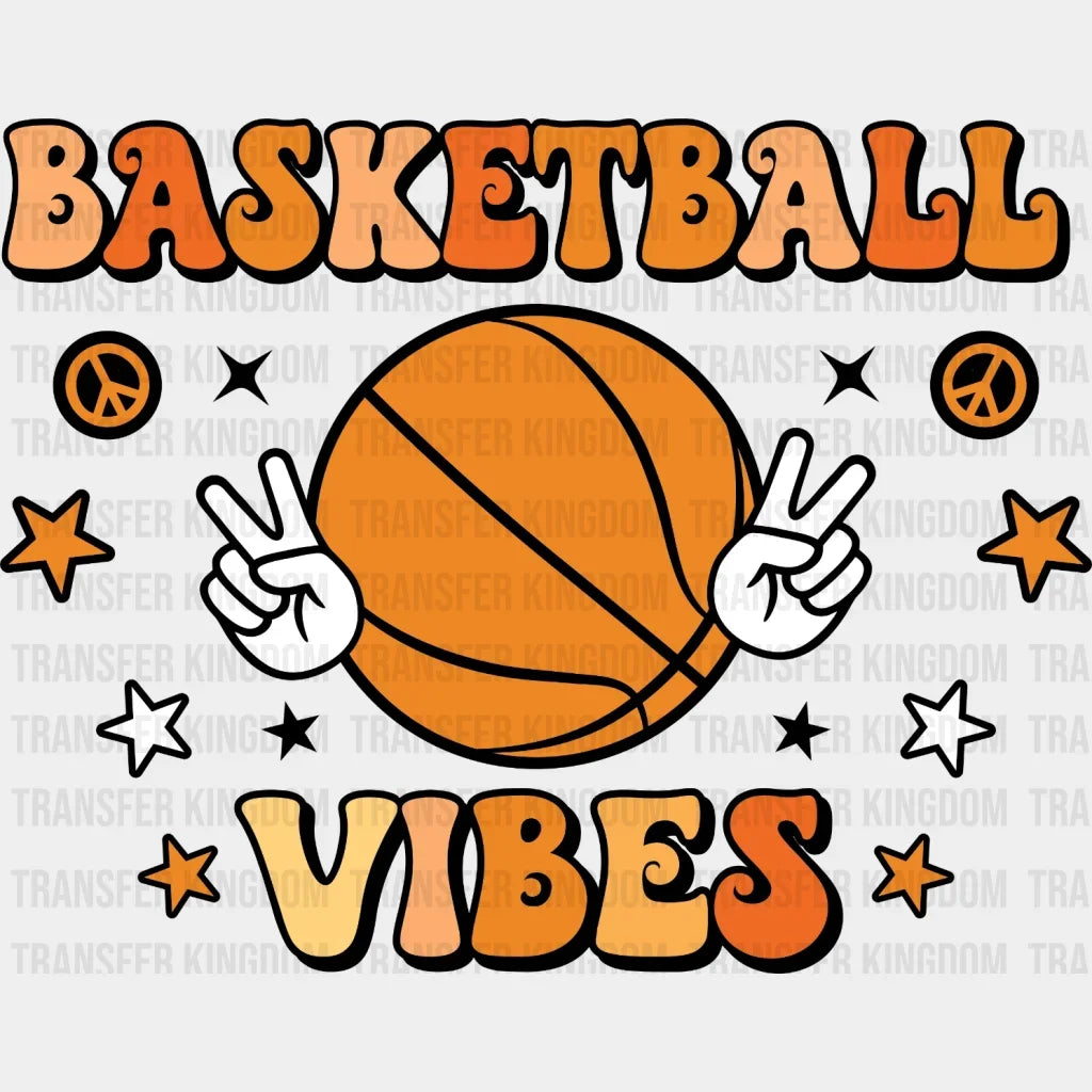 Basketball Vibes Hands Dtf Transfer