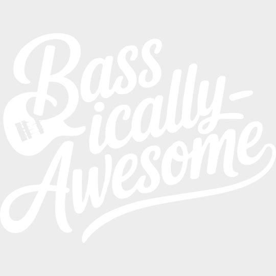 Bassically Awesome - Music DTF Transfers transfer-kingdom Light Color Design (See Imaging)