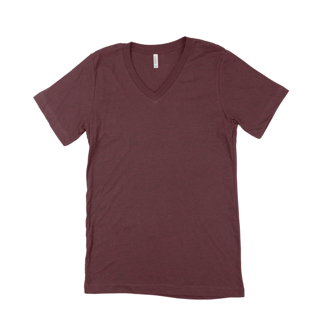 Custom Bella + Canvas Adult V-Neck T-Shirt 3005