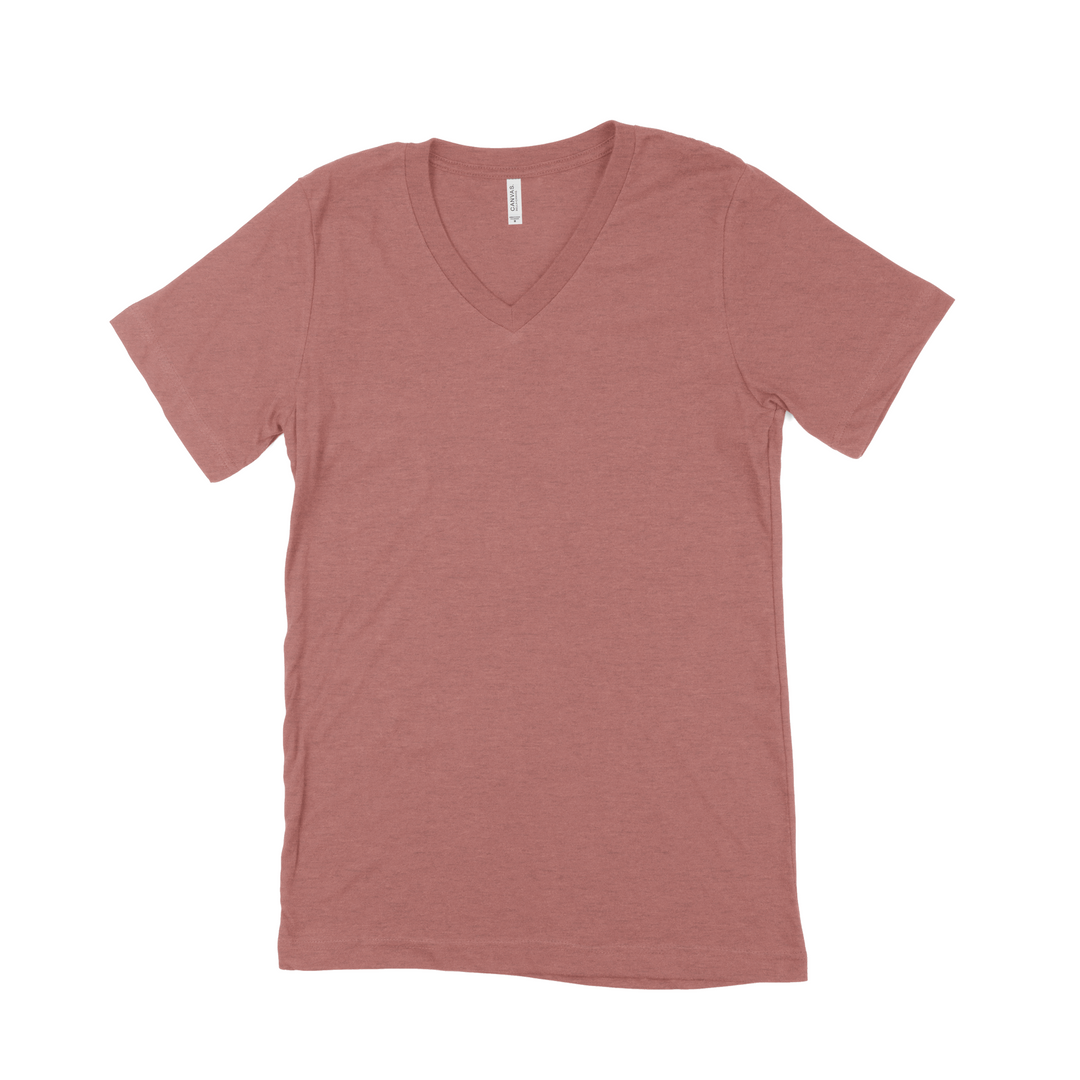 Custom Bella + Canvas Adult V-Neck T-Shirt 3005