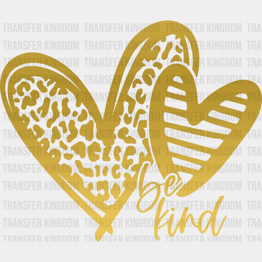 Be Kind Valentines Day Design - Dtf Heat Transfer Unisex S & M ( 10 ) / Dark Color See Imaging