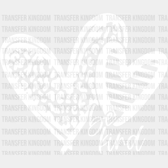 Be Kind Valentines Day Design - Dtf Heat Transfer Unisex S & M ( 10 ) / Light Color See Imaging
