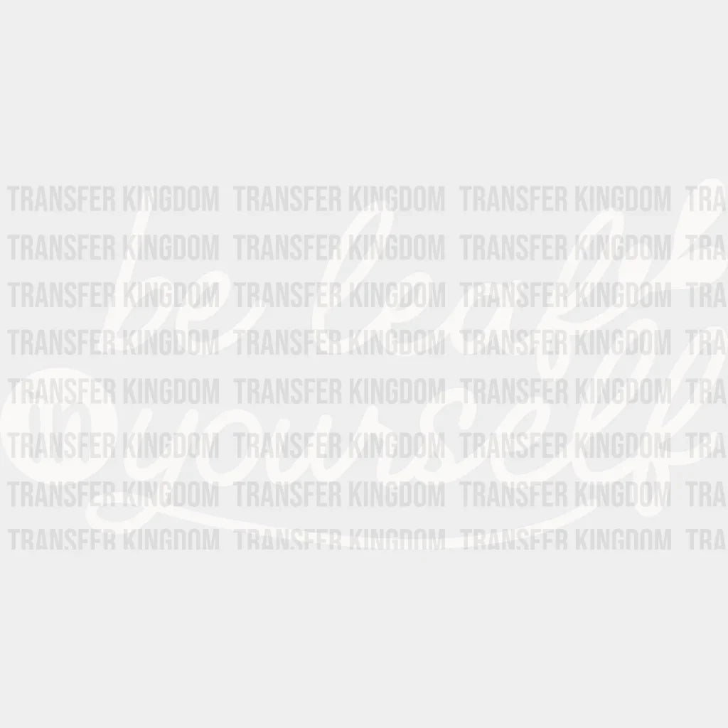 Be Leaf In Yourself - Plants Dtf Heat Transfer Unisex S & M (10’’) / Light Color Design See Imaging