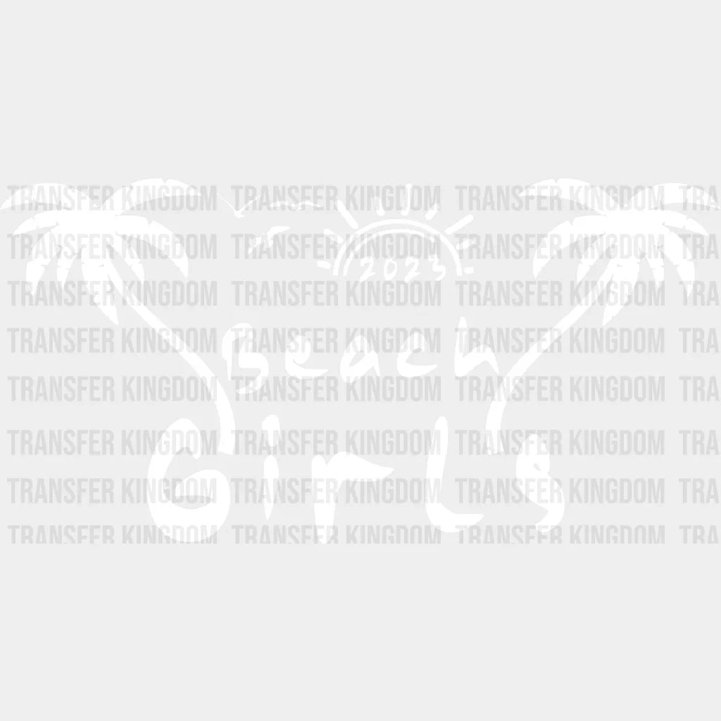 Beach Girls - Summer Dtf Transfer Unisex S & M (10’) / Light Color Design See Imaging