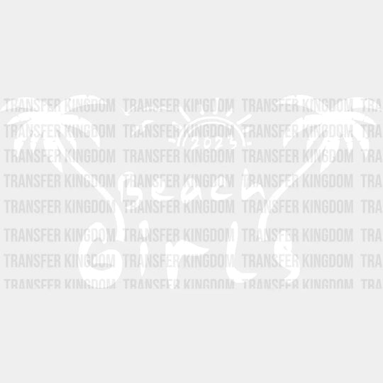 Beach Girls - Summer Dtf Transfer Unisex S & M (10’) / Light Color Design See Imaging