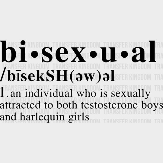 Bi sex u al - Bisexual DTF Transfers transfer-kingdom Dark Color Design (See Imaging)