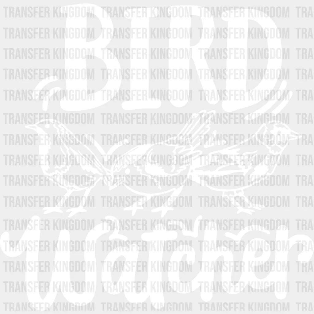 Bird Watcher Design - Birds Iron On Dtf Transfer Unisex S & M (10’’) / Light Color See Imaging