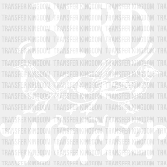 Bird Watcher Design - Birds Iron On Dtf Transfer Unisex S & M (10’’) / Light Color See Imaging