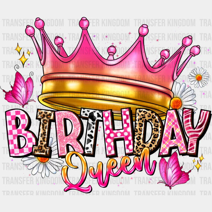Birthday Queen - Birthday DTF heat transfer
