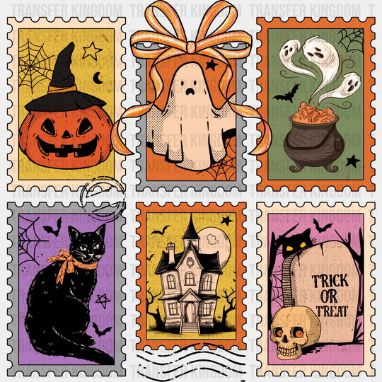 Black Cat Haunted House - Halloween DTF Transfer