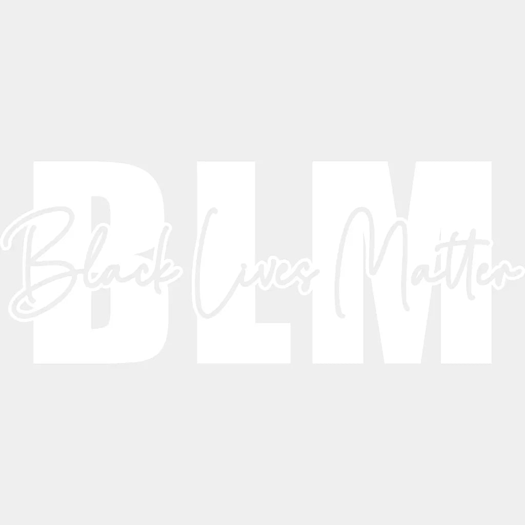 Black Lives Matter BLM design- DTF heat transfer - Transfer Kingdom