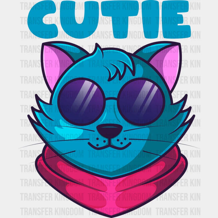 Blue Cat Cutie - Cats DTF Transfer
