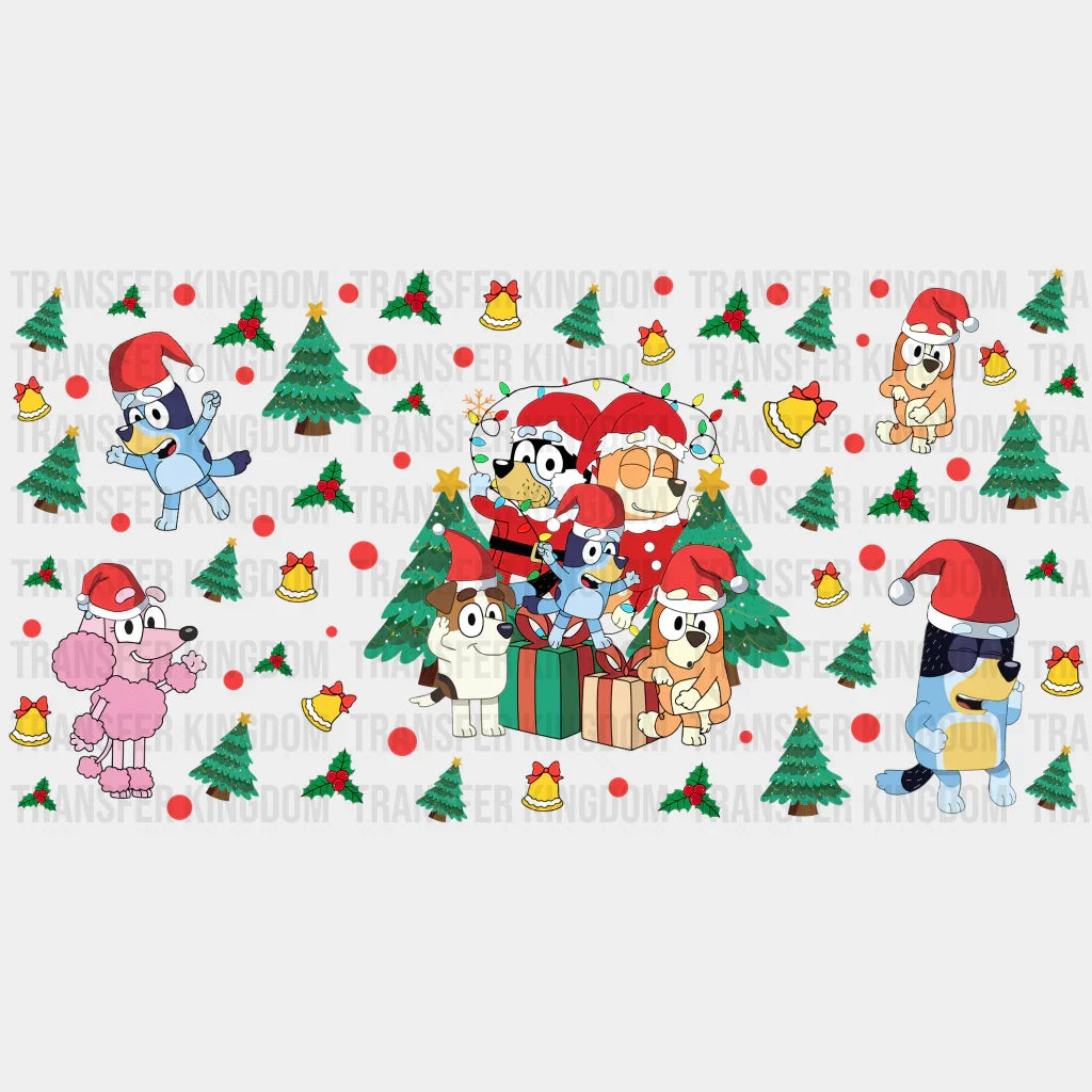 Bluey Christmas Uv Dtf Wrap - Uv Dtf Transfer