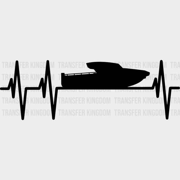 Boat ECG Line - Boating DTF Transfers