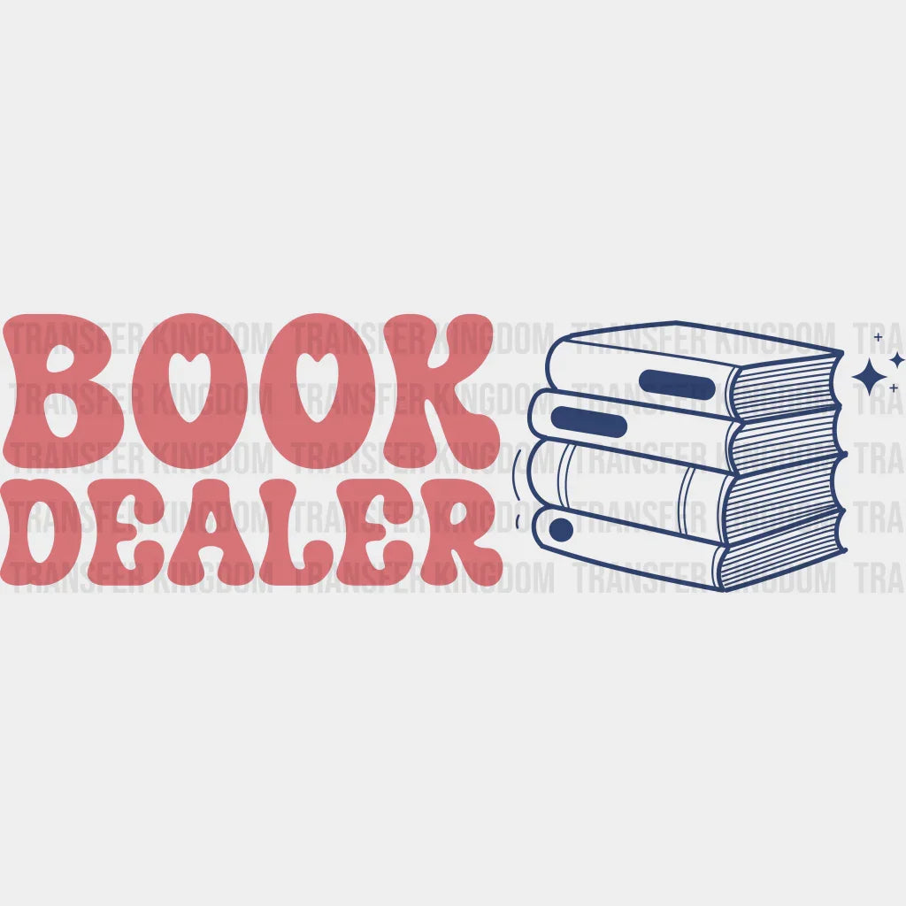 Book Dealer Design - Librarian Dtf Heat Transfer