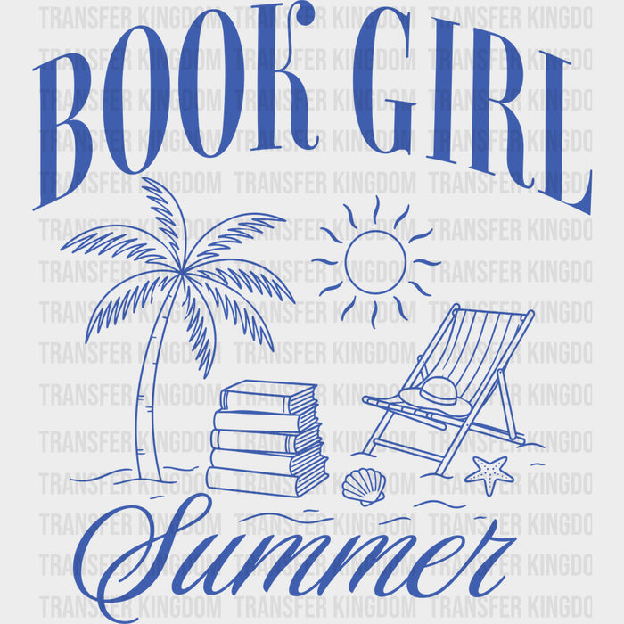 Book Girl Summer - Reading DTF Transfers