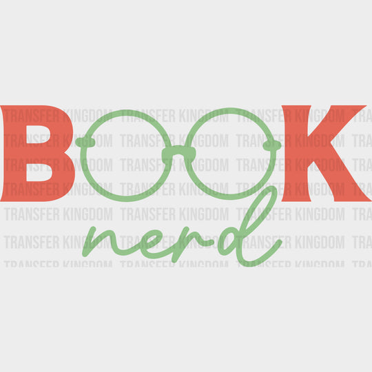 Book Nerd Glasses - Librarian DTF Transfers