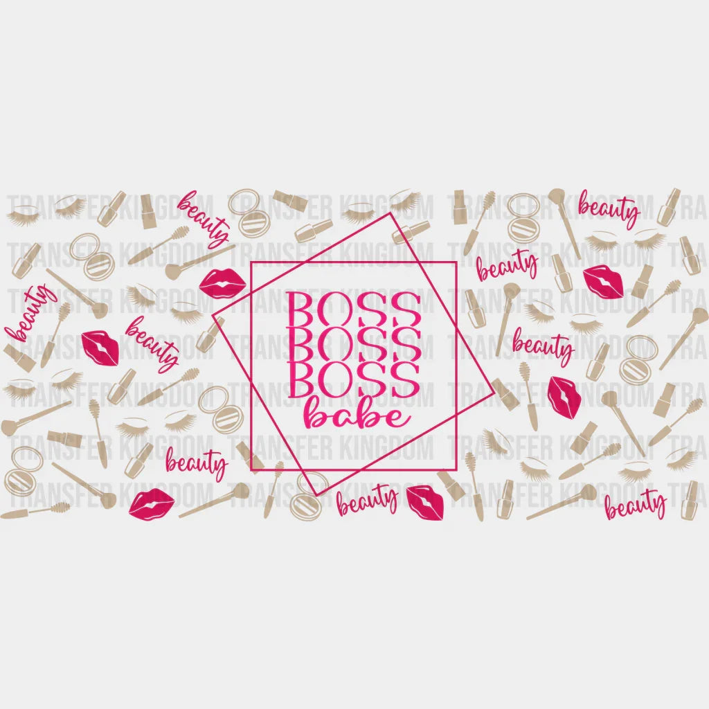 Boss Babe Uv Dtf Transfer Cup Wrap Sticker