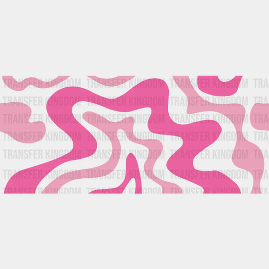 Bubblegum Swirl - General Cup Wrap UV Sticker Permanent UV DTF Decal UVDTF