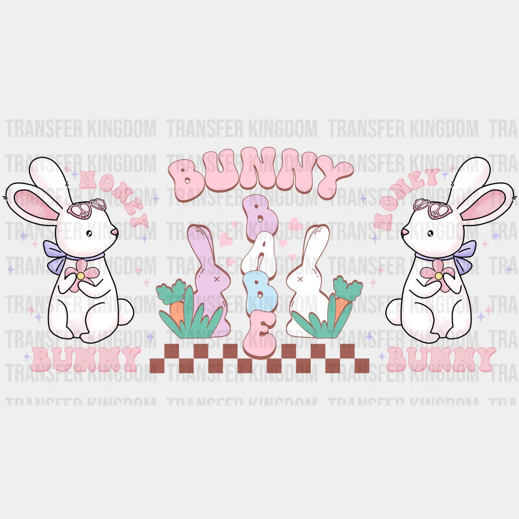 Bunny Babe Easter UV DTF Transfer Cup Wrap UV DTF Sticker - Transfer Kingdom
