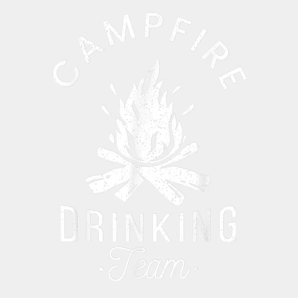Campfire Drinking Team Design - Dtf Heat Transfer Unisex S & M ( 10 ) / Light Color See Imaging