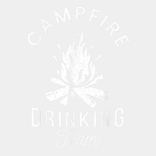 Campfire Drinking Team Design - Dtf Heat Transfer Unisex S & M ( 10 ) / Light Color See Imaging