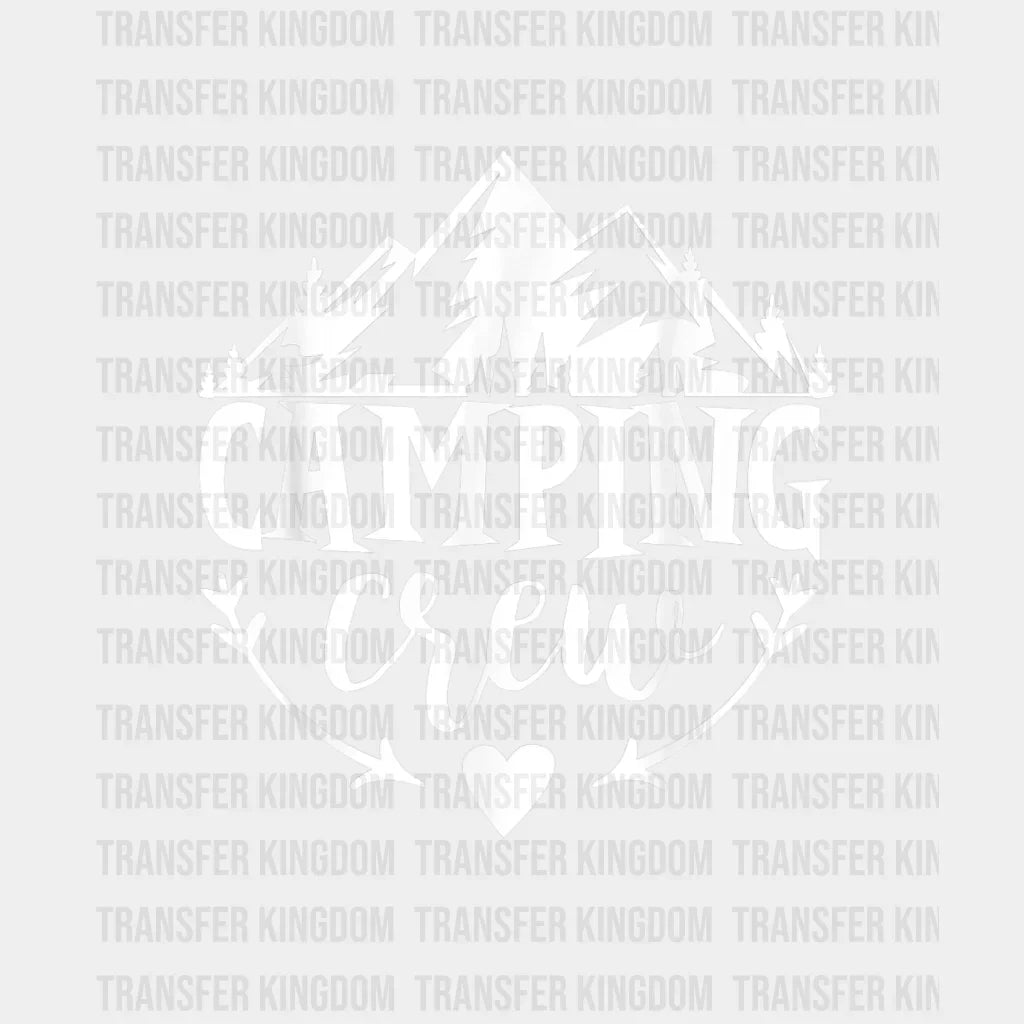 Camping Crew - Group Design Dtf Heat Transfer
